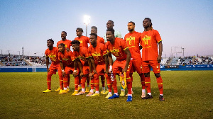 Black Stars in a group photo