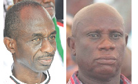 Asiedu Nketia, General Secretary of NDC (L) and Nana Obiri Boahene, Dep NPP Gen Secretary