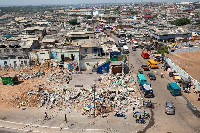 A view of Accra     Photographer: Melanie Stetson Freeman/The Christian Science Monitor