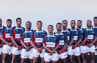 Players of Ghana Rugby