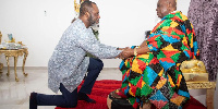 Dr Mathew Opoku Prempeh and Togbe Sri III