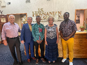 The Ghanaian team during their tour in USA