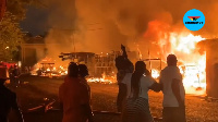 Residents watched their properties burnt to the ground