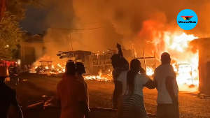 Residents watched their properties burnt to the ground