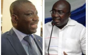 isaac Adongo (L) claims the Vice President is being untruthful