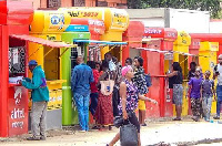 Mobile money vendors | File photo