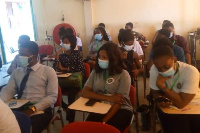 Participants at a malaria awareness seminar held in the Central Regional