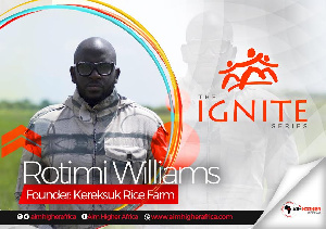 Rotimi Williams on Aim Higher Africa Ignite Series