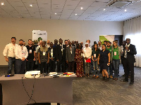 Ghanaian delegation at Agrishow 2019