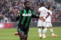 Ghanaian midfielder Alfred Duncan played full throttle and scored a goal for Sassuolo