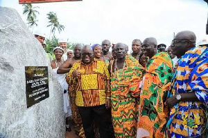 Nana Addo With Nzema Chiefs