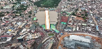 An aerial view of some parts of Ashanti Region