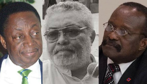 Dr Kwabena Duffour, JJ Rawlings And Kwesi Ahwoi