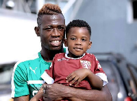 Afriyie Acquah and his son