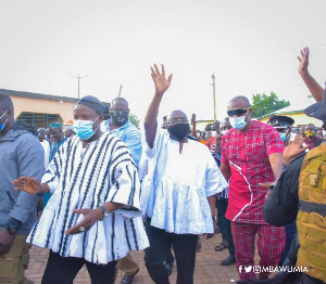 Vice President Dr Mahamudu Bawumia paid a courtesy call on Ya-Na Abukari II