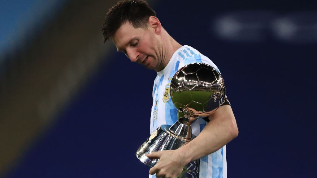 Lionel Messi don win im first major international title