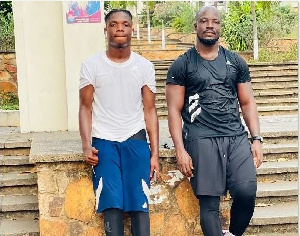 Rodney And His Dad Stephen Appiah