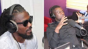 Dancehall musician Samini and Bulldog