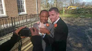 Kayode Ogunyemi and husband Keegan