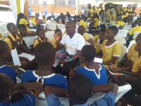 MTN also organized reading clinics for the school which has a population of over 400 pupi