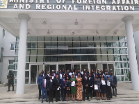 some members of the committee sworn in to  plan the 2019 world diplomatic summit