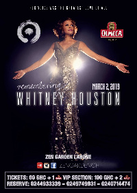 Remembering Whitney Houston flyer