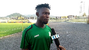 Aduana Stars striker, Derrick Sasraku