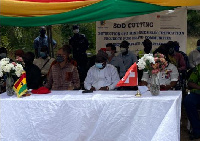 Ambassador of Switzerland to Ghana, Philipp Stalder at the launching ceremony