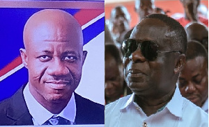 Charles Owusu of the NPP and the NDC's James Gyakye Quayson