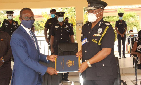 IGP James Oppong-Boanuh formally opened the 50th Cadets Course