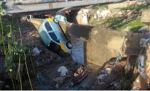 Kumasi Floods Taxi