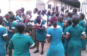 Nurses And Trainees Strike