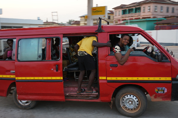 Trotro is a form of commercial transportation bus