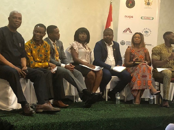 Panelists at the Toronto Ghana Diaspora Youth Forum in Toronto