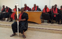 Togbe Howusu addressing the conference