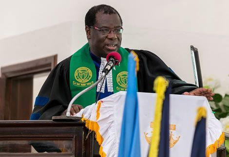 Moderator of Presbyterian Church of Ghana, Rt. Rev. Prof. J.O.Y. Mante