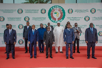 Ghana’s President Nana Addo Dankwa Akufo-Addo with some ECOWAS members