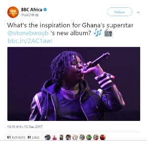 The photo used by BBC Africa