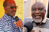 Dr Nduom (right) is seeking a GHC10 million in damages from Adorye (right), two others