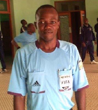 Burkinabe referee Juste Ephrem Zio