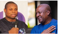 Franklin Cudjoe and John Mahama