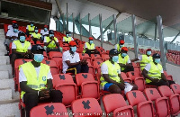 Some of the stewards during a training