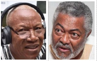 Professor Joshua Alabi and  Former President Jerry John Rawlings