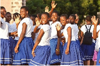 Some students of the Ghana Education Service