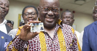 President Akufo-Addo has received the first new national ID card