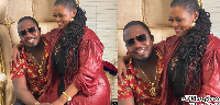 Ayisha Modi and Abass Sariki captured in one of the trending photos online