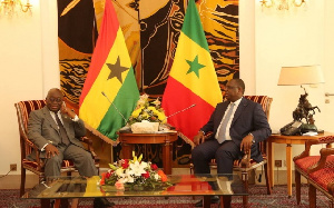 President Akufo-Addo with Senegalese President Macky Sall