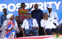 President Akufo-Addo (r), and Vice President, Dr. Bawumia