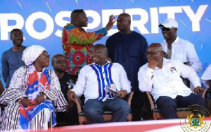 President Akufo-Addo (r), and Vice President, Dr. Bawumia