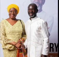 Captain Prince Kofi Amoabeng, co-founder of UT Bank & Chief Justice Sophia Akuffo (Rtd.)